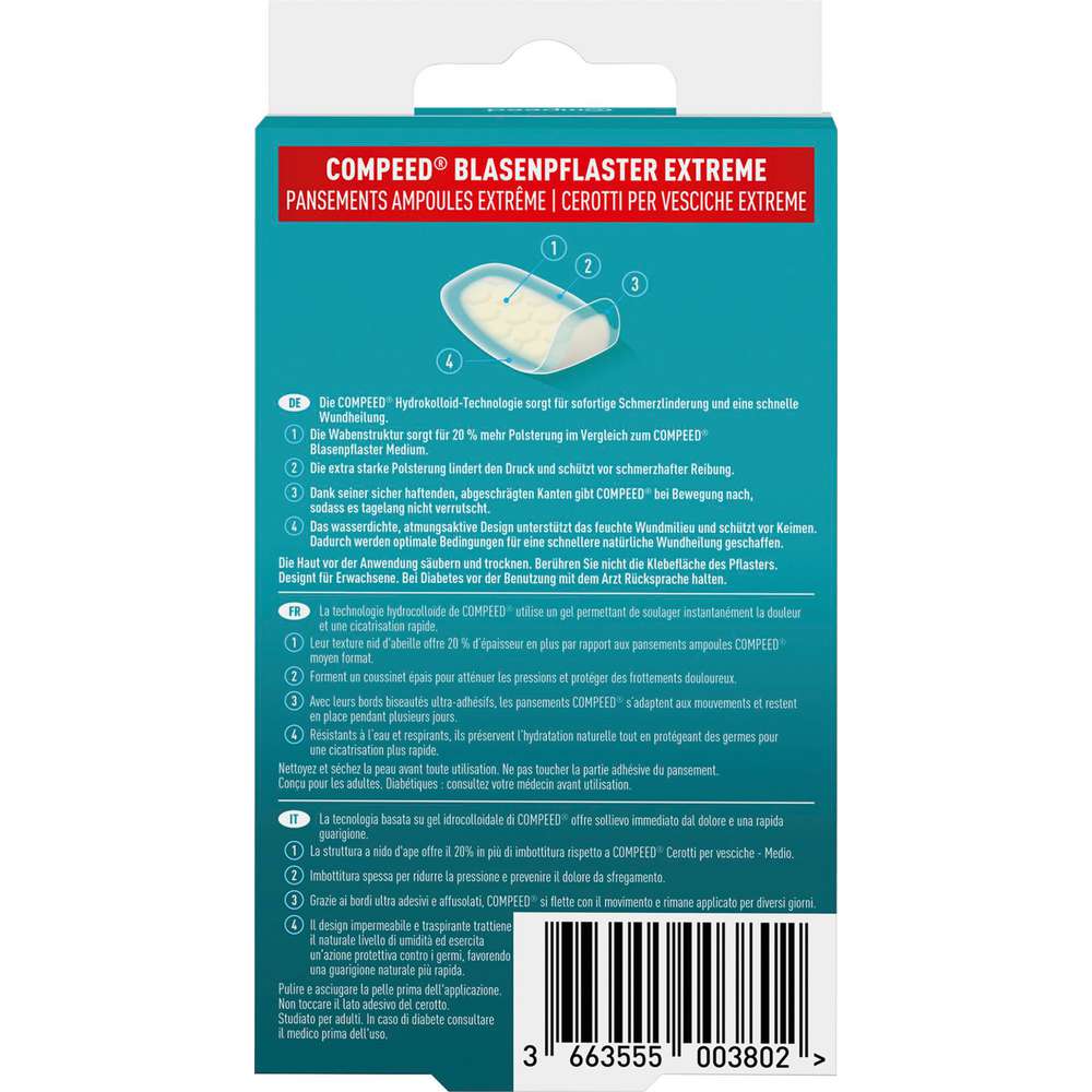 Produktabbildung Compeed Blasenpflaster Extreme 6er