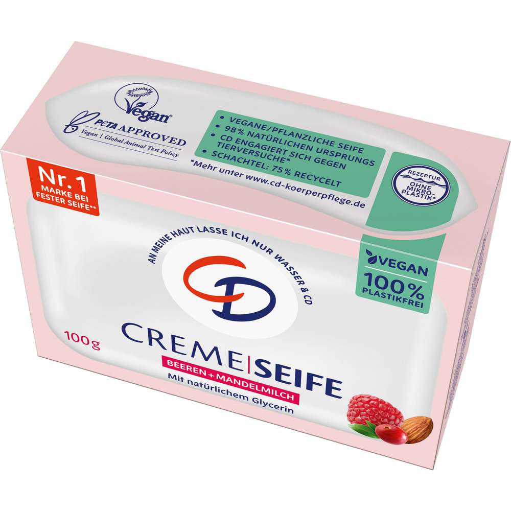 Produktabbildung CD Seife, Beeren & Mandelmilch