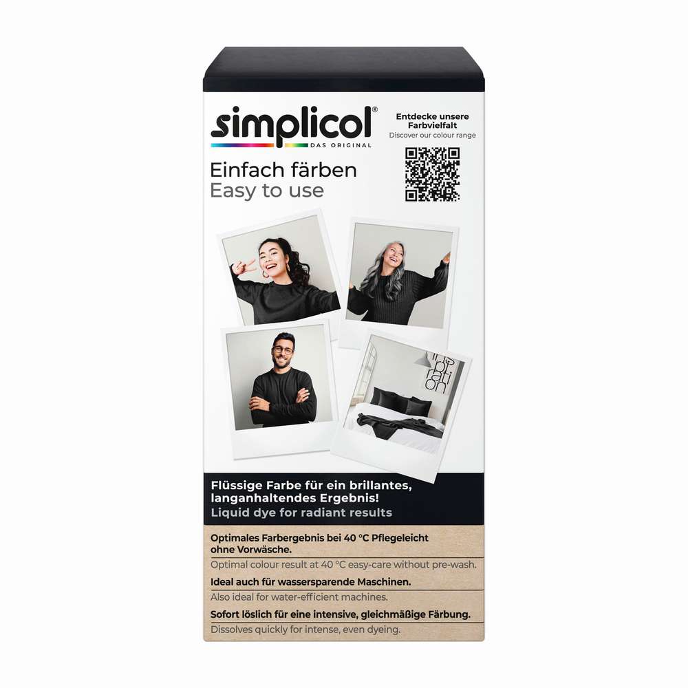 Produktabbildung simplicol Textilfarben intensiv, Samt-Schwarz
