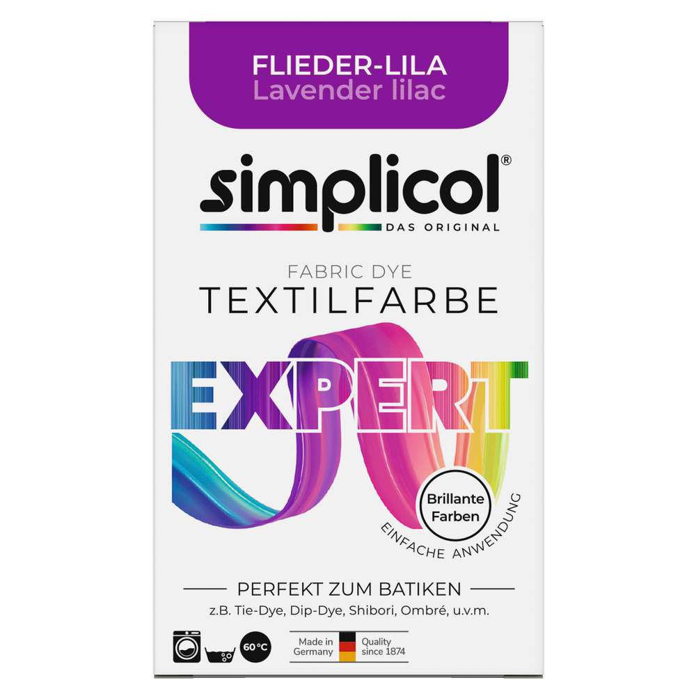Produktabbildung simplicol Textilfarbe Expert, Flieder-Lila
