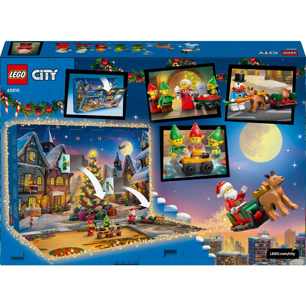 Produktabbildung Lego LEGO City Adventskalender 2026 Werkstatt des Weihnachtsmanns 60510