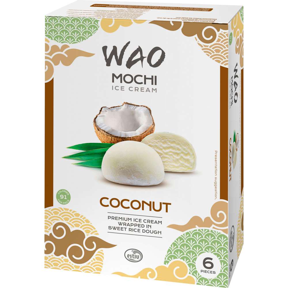 Produktabbildung Wao Mochi Eis, Kokosnuss