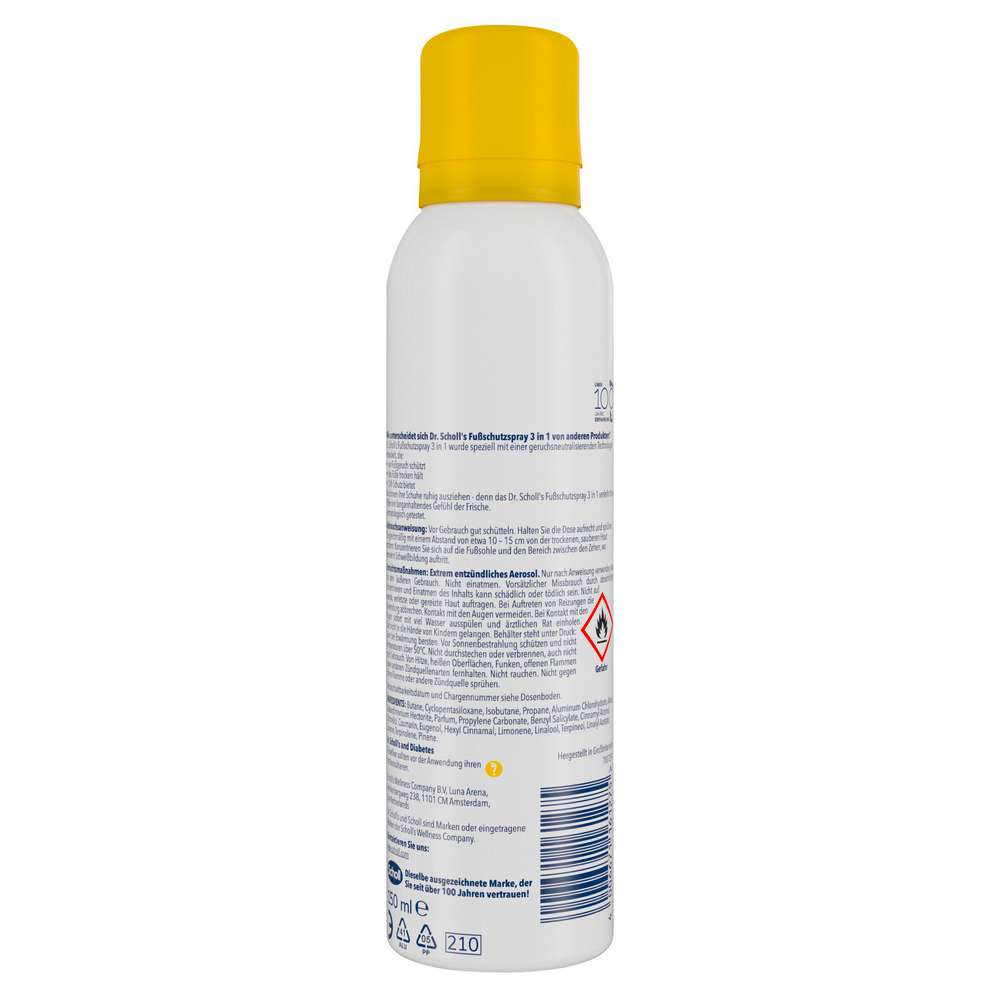 Produktabbildung Scholl Fußschutz Spray, 2 in 1