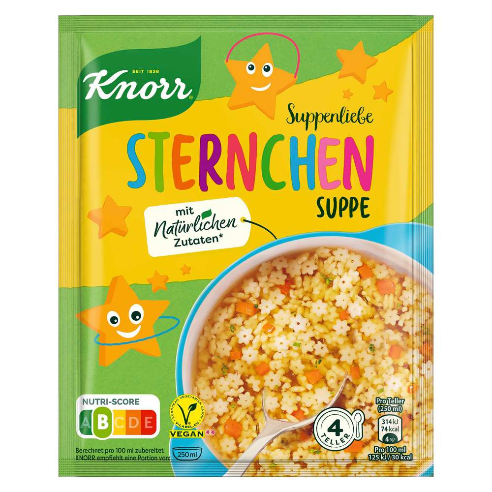 Produktabbildung Knorr Suppenliebe, Sternchensuppe