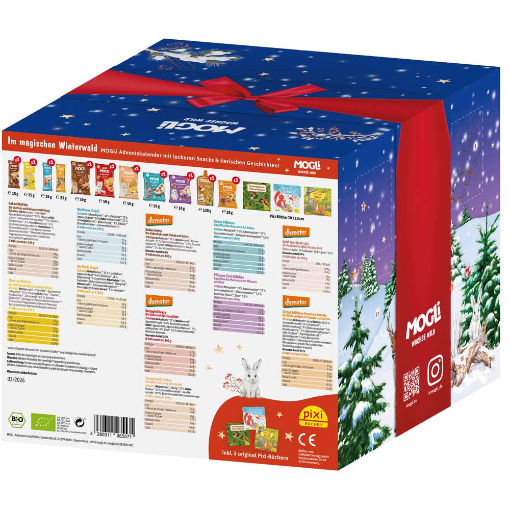 Produktabbildung MOGLi Adventskalender 2025