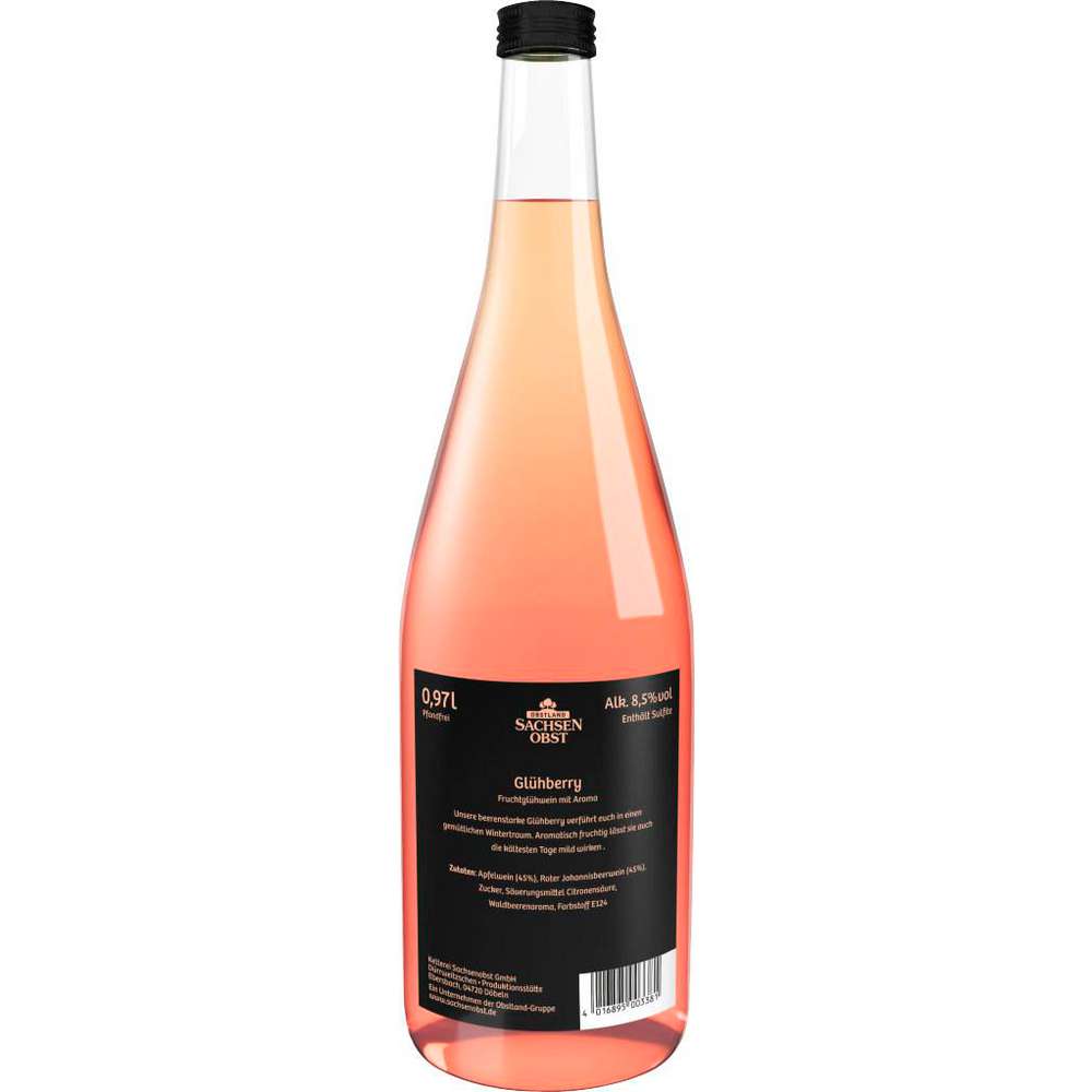 Produktabbildung Sachsenobst Glühberry Wildbeere 8,5 %
