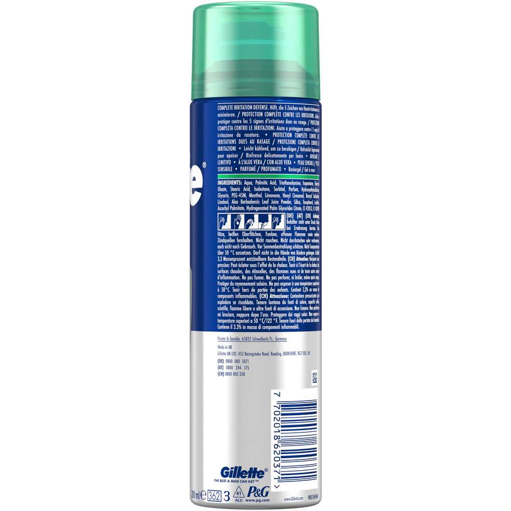 Produktabbildung Gillette Series Rasiergel Sensitive Beruhigend Aloe Vera