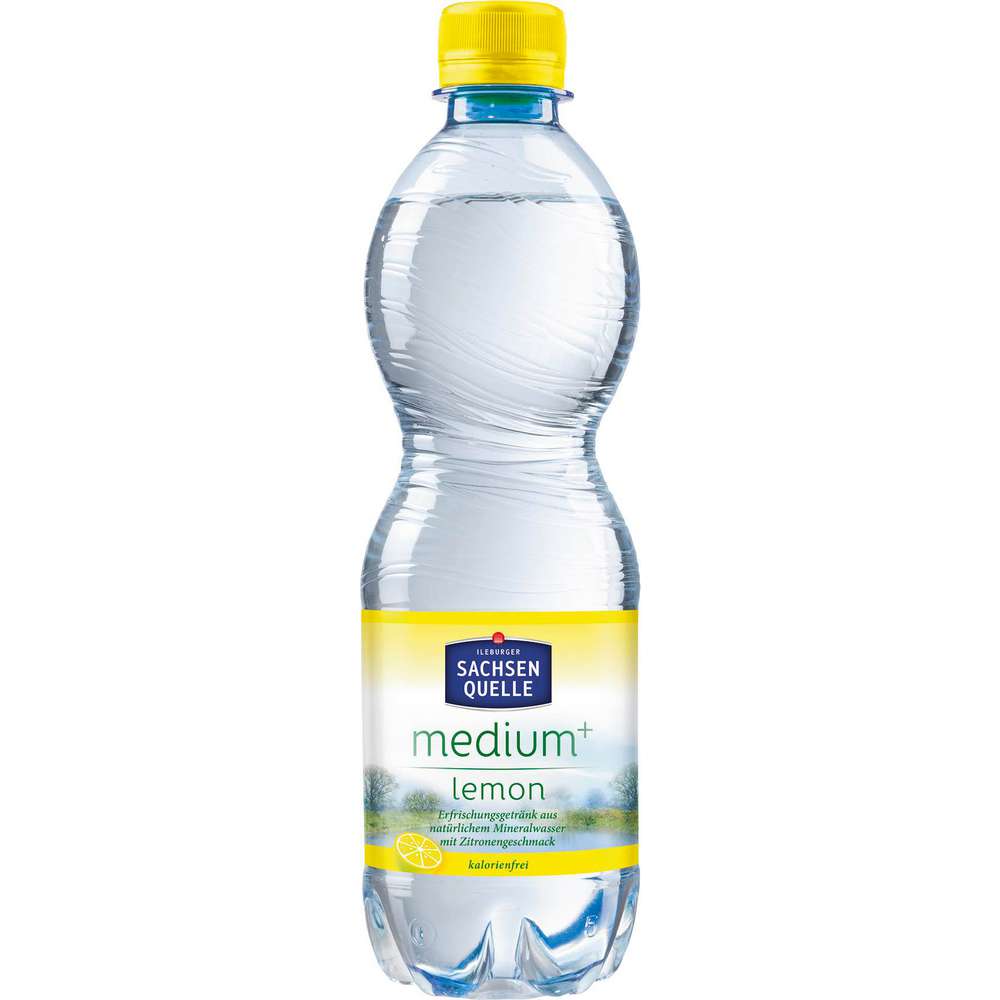 Produktabbildung Sachsen Quelle Mineralwasser Lemon, Medium+