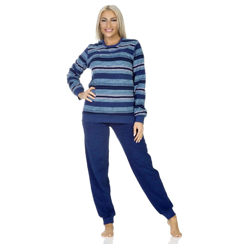 Produktabbildung keine Marke Frottee-Schlafanzug, je Set