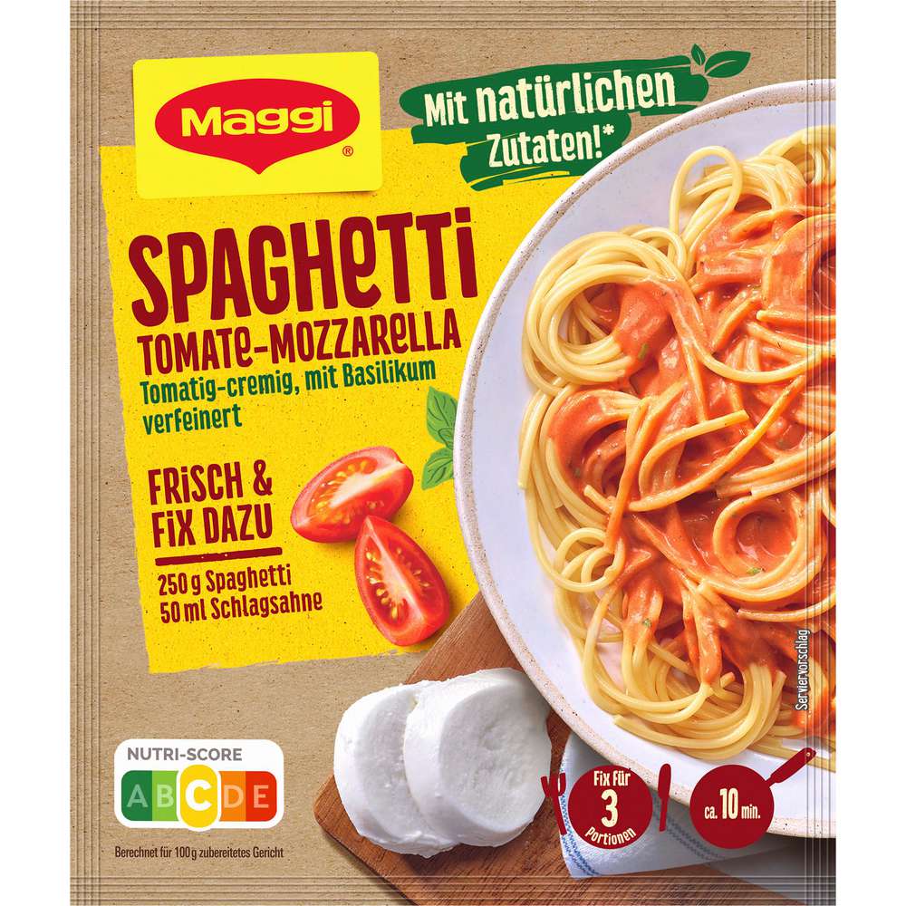 Produktabbildung Maggi Fix Spaghetti Tomate Mozzarella