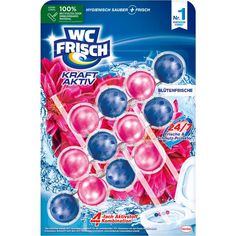 Produktabbildung WC Frisch WC Duftspüler Kraft Aktiv, Blütenfrische
