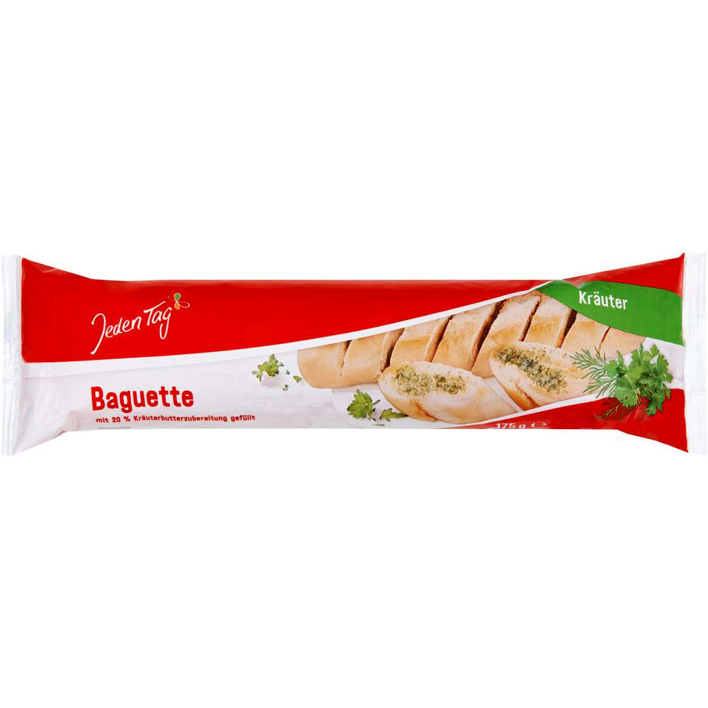 Produktabbildung Jeden Tag Kräuterbutterbaquette