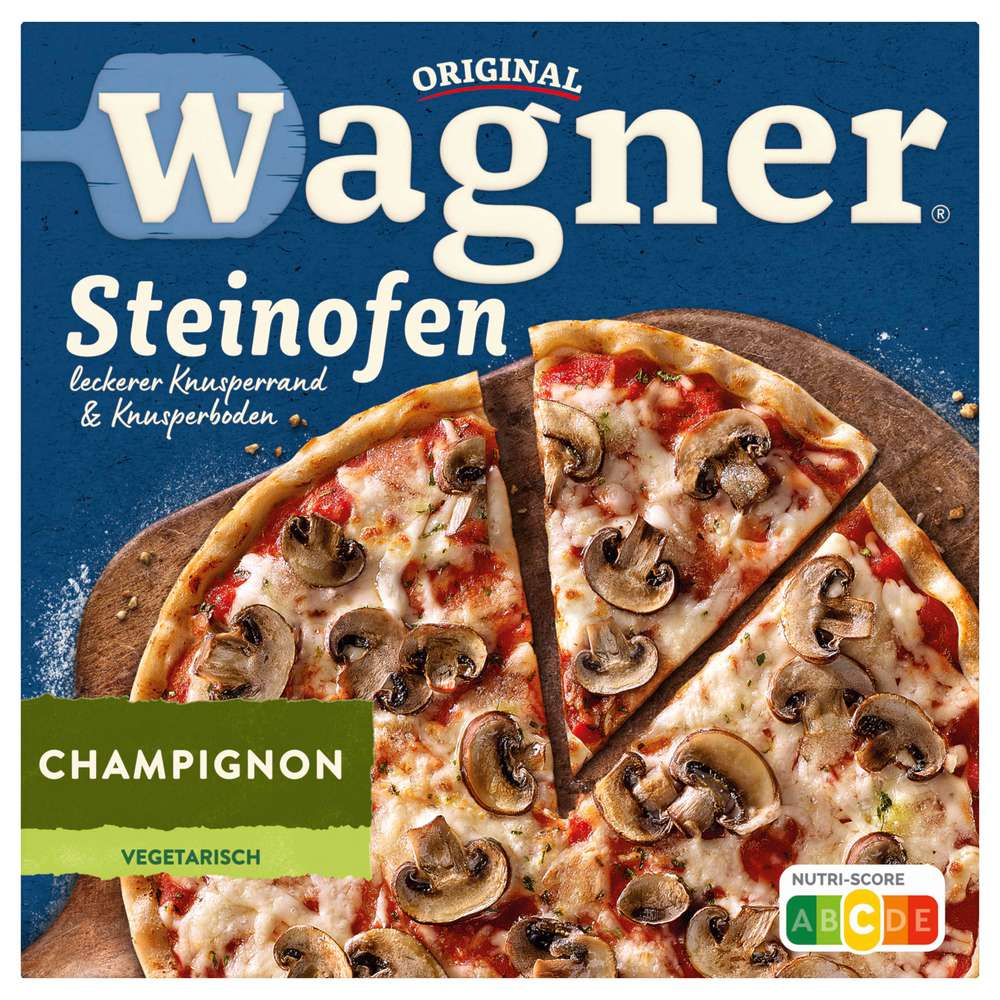 Produktabbildung Wagner Pizza Steinofen Champignon, tiefgekühlt