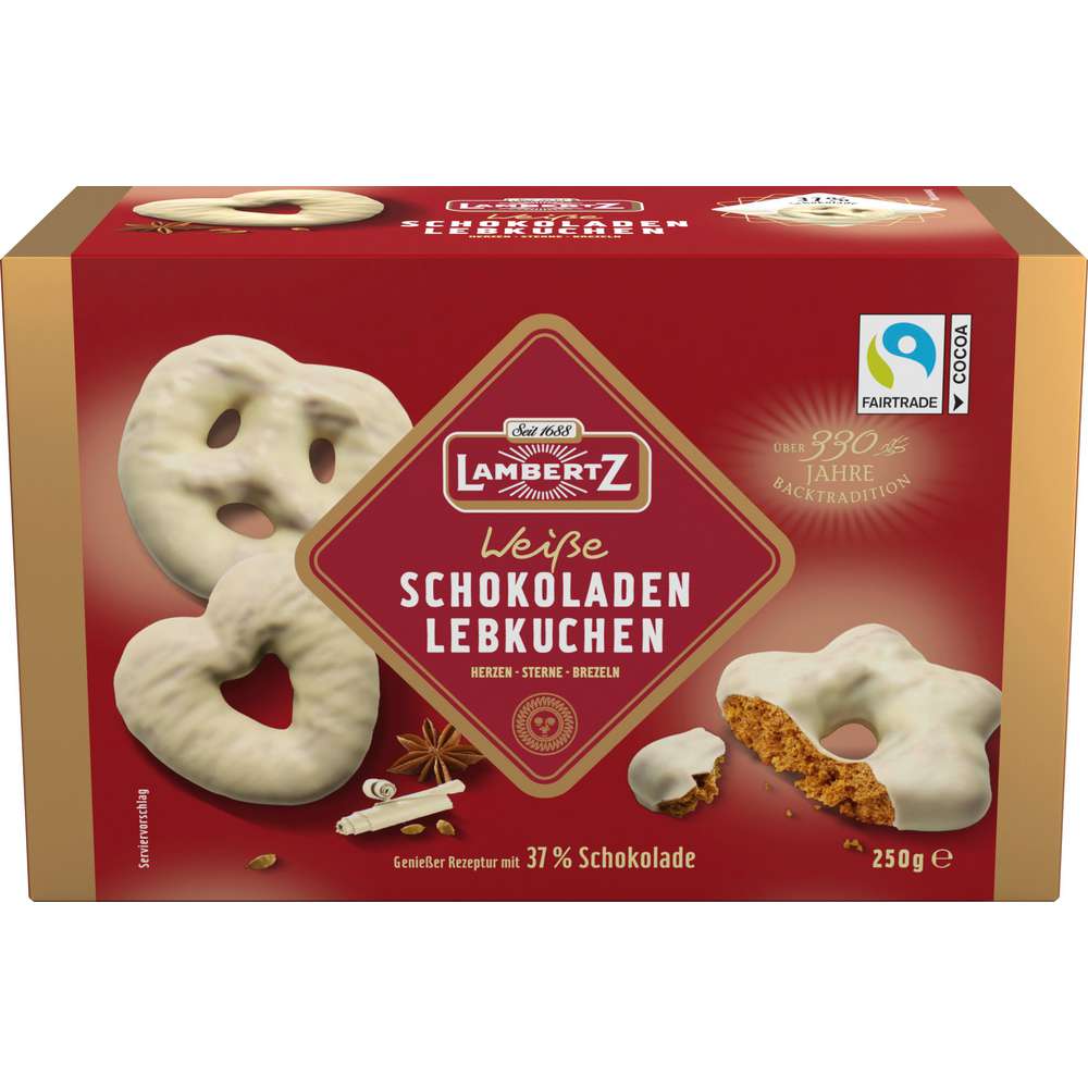 Produktabbildung Lambertz Lebkuchen, weiss