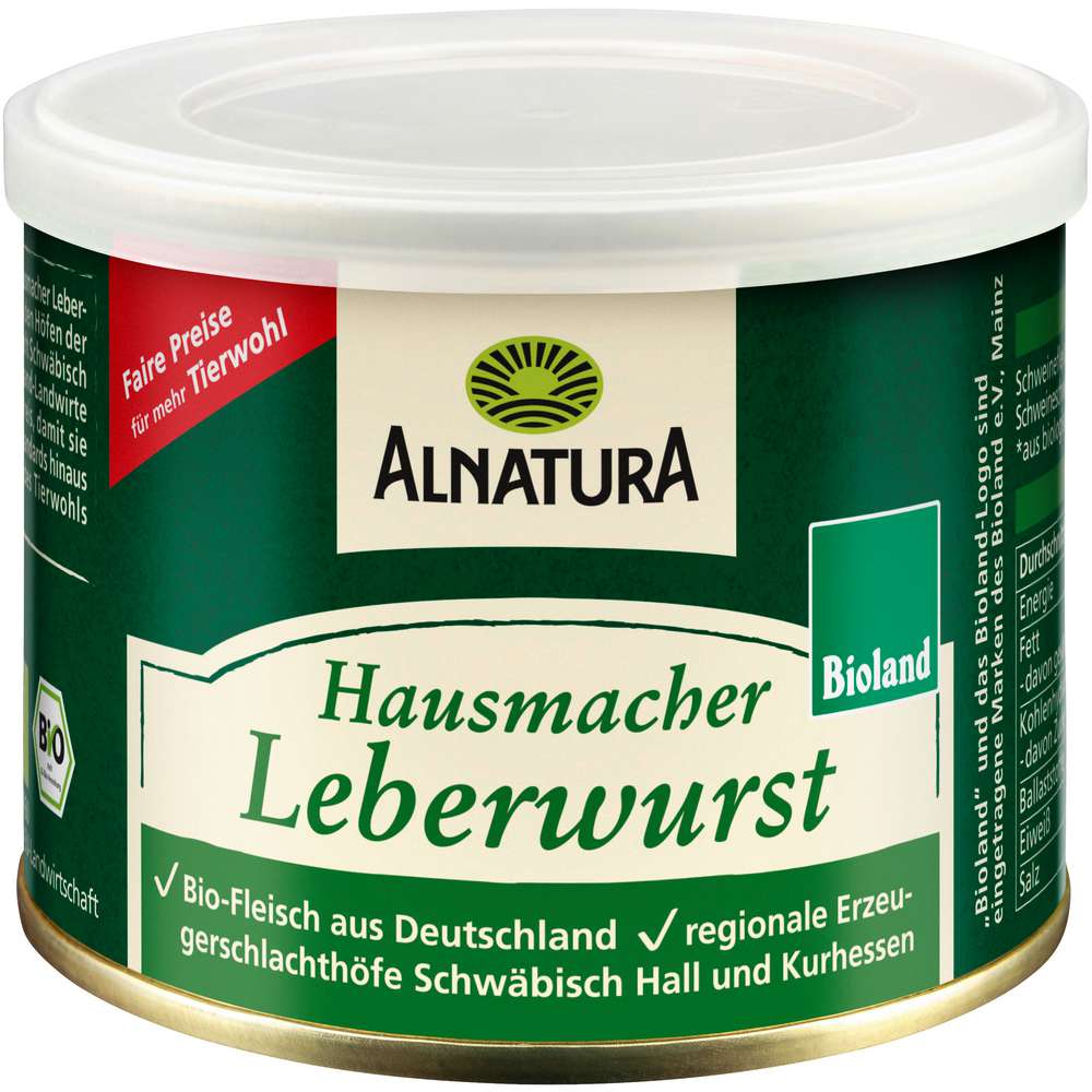Produktabbildung Alnatura Bio Hausmacher Leberwurst