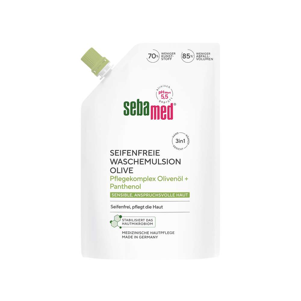 Produktabbildung Sebamed Seifenfreie Waschemulsion Olive