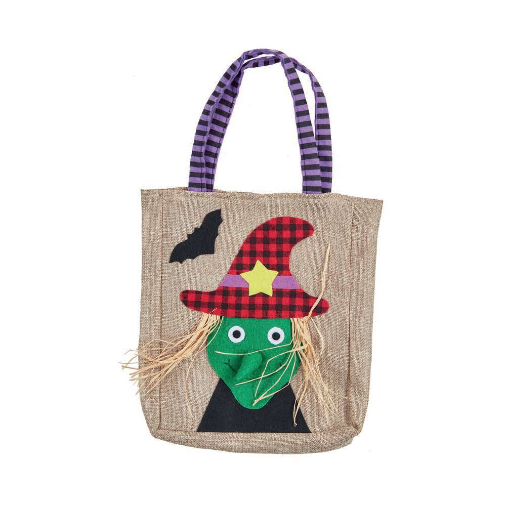 Produktabbildung Party x People Halloween Jutebeutel Hexe, 25x20 cm