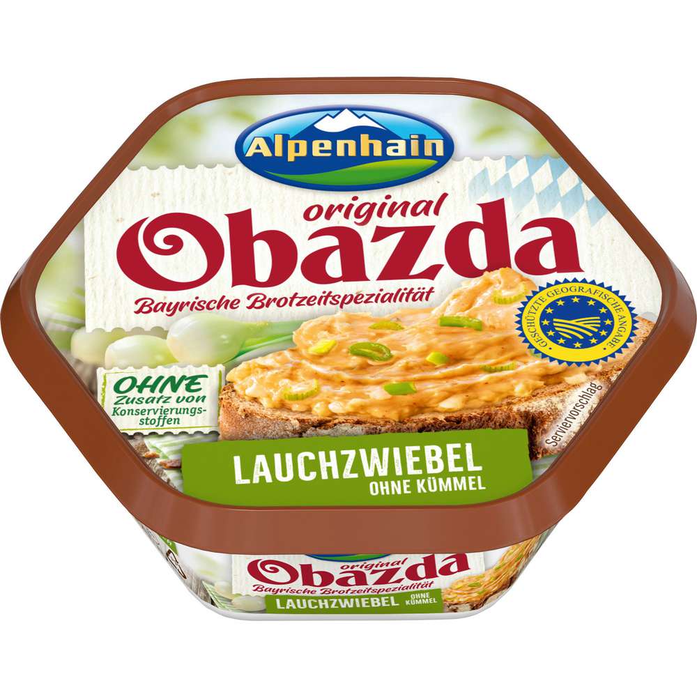 Produktabbildung Alpenhain Obazda, Lauchzwiebeln ohne Kümmel