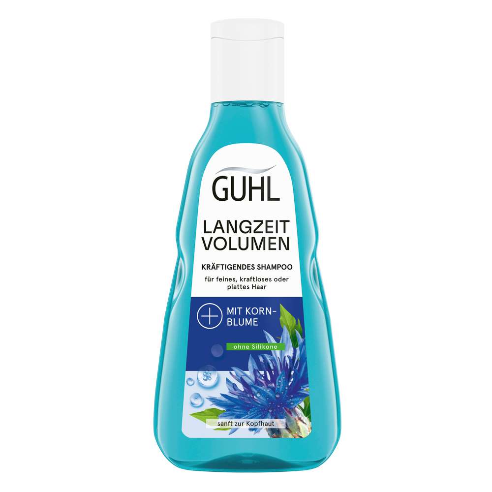 Produktabbildung Guhl Shampoo Langzeit-Volumen, blauer Lotus