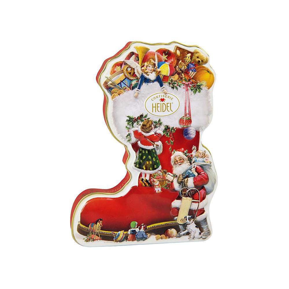 Produktabbildung Confiserie Heidel Geschenkdose Weihnachtsstiefel 