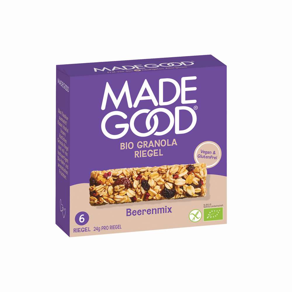 Produktabbildung Made Good Bio Müsliriegel, gemischte Früchte
