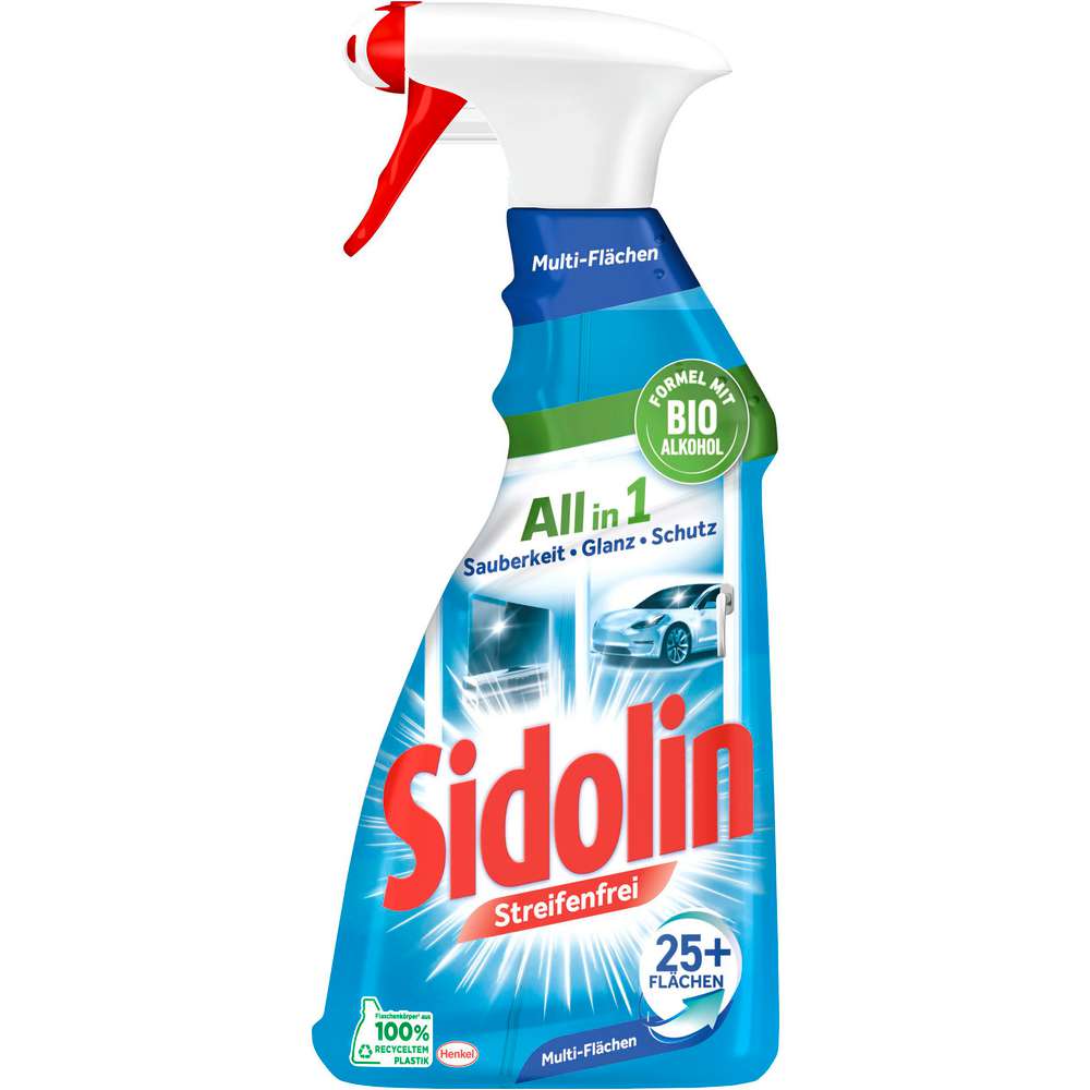 Produktabbildung Sidolin Glasreiniger Streifenfrei, Multiflächen