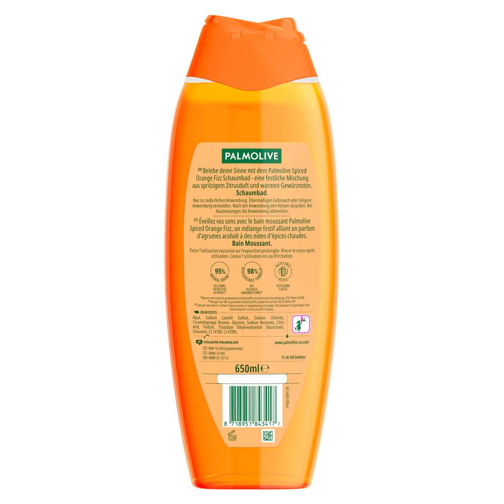 Produktabbildung PALMOLIVE Badeschaum, Orange Fizz
