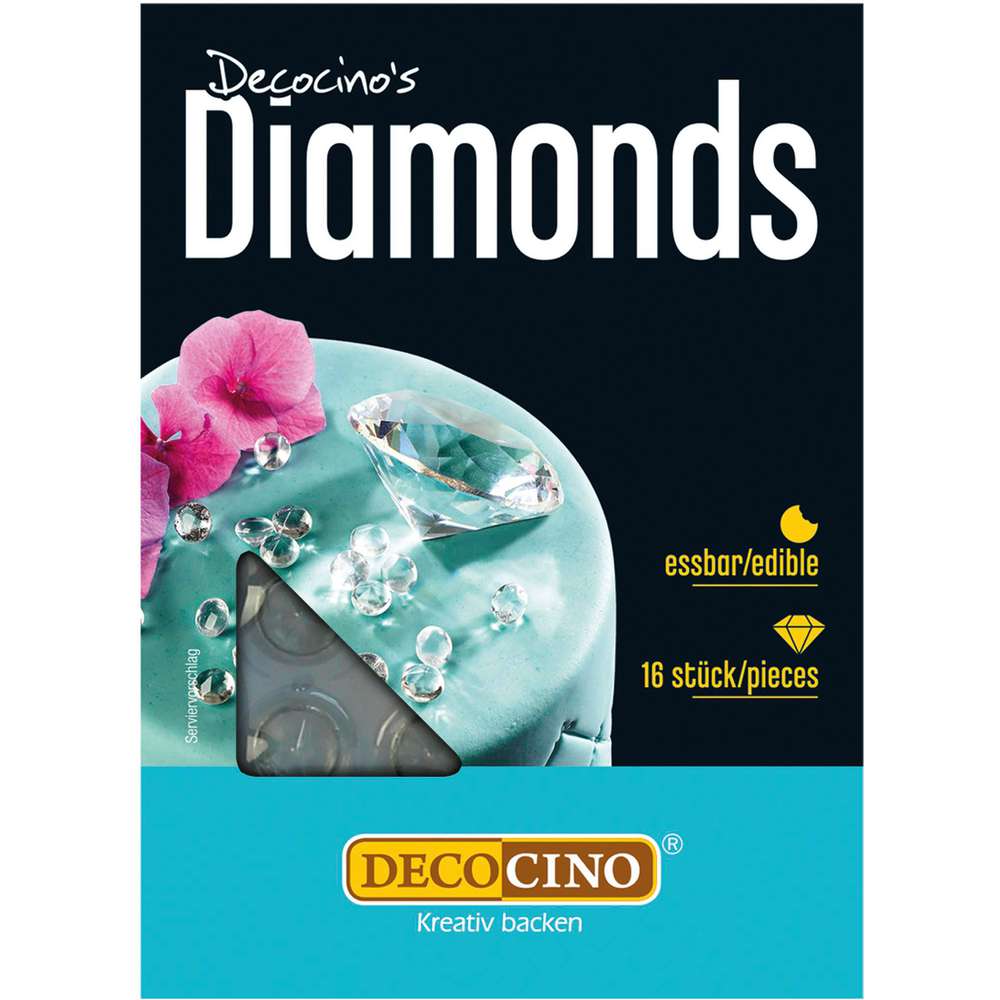 Produktabbildung Decocino Kuchen Deko Diamonds