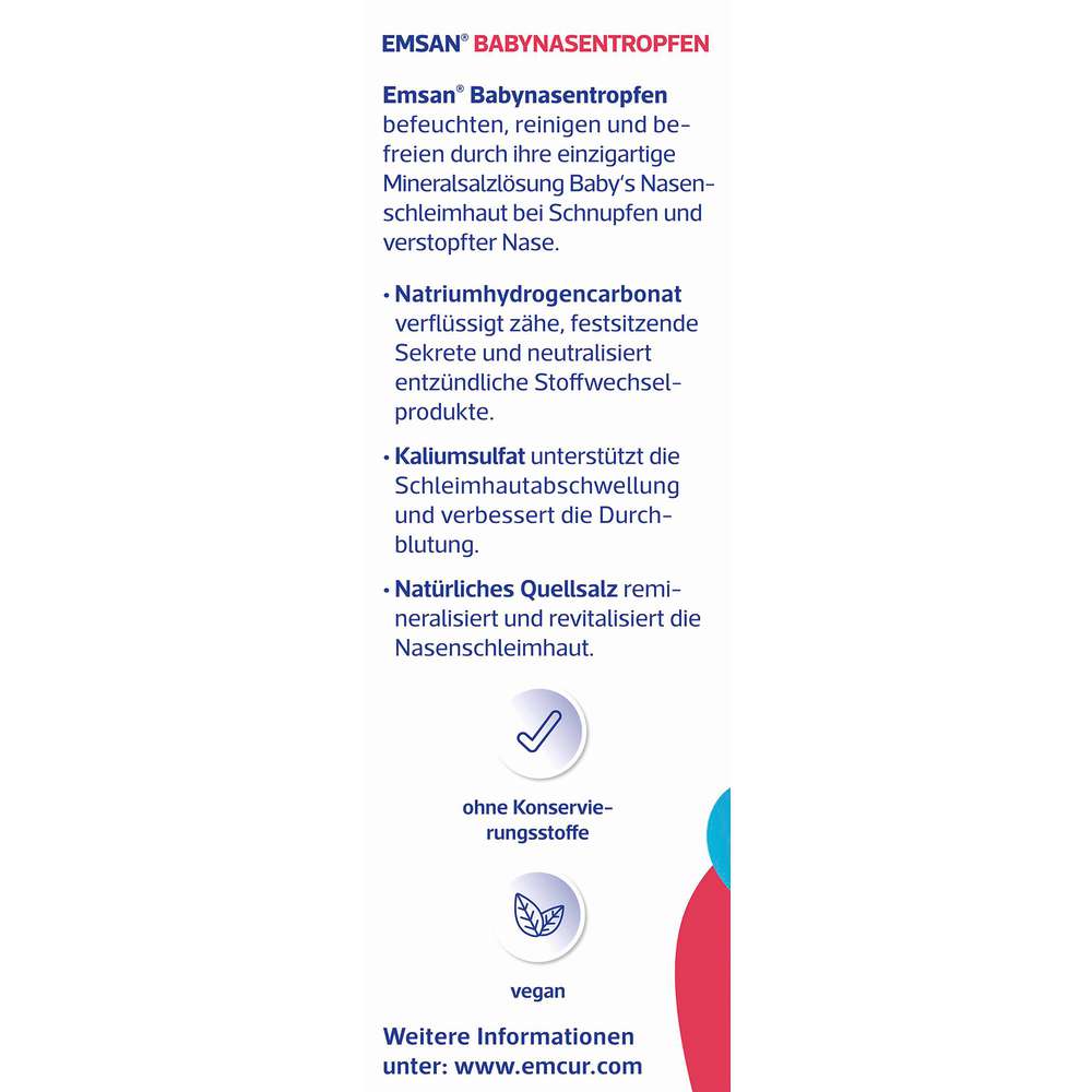 Produktabbildung Emsan Baby Nasentropfen