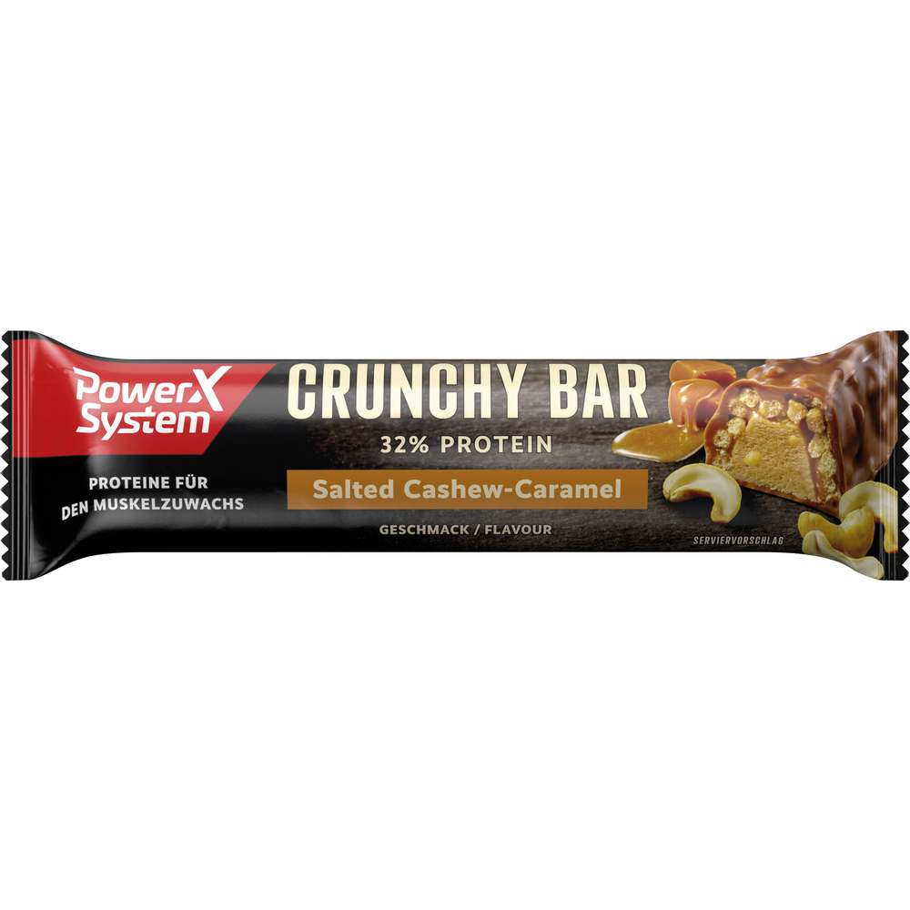 Produktabbildung Power System Protein-Riegel Crunchy Bar, Salted Cashew-Karamell