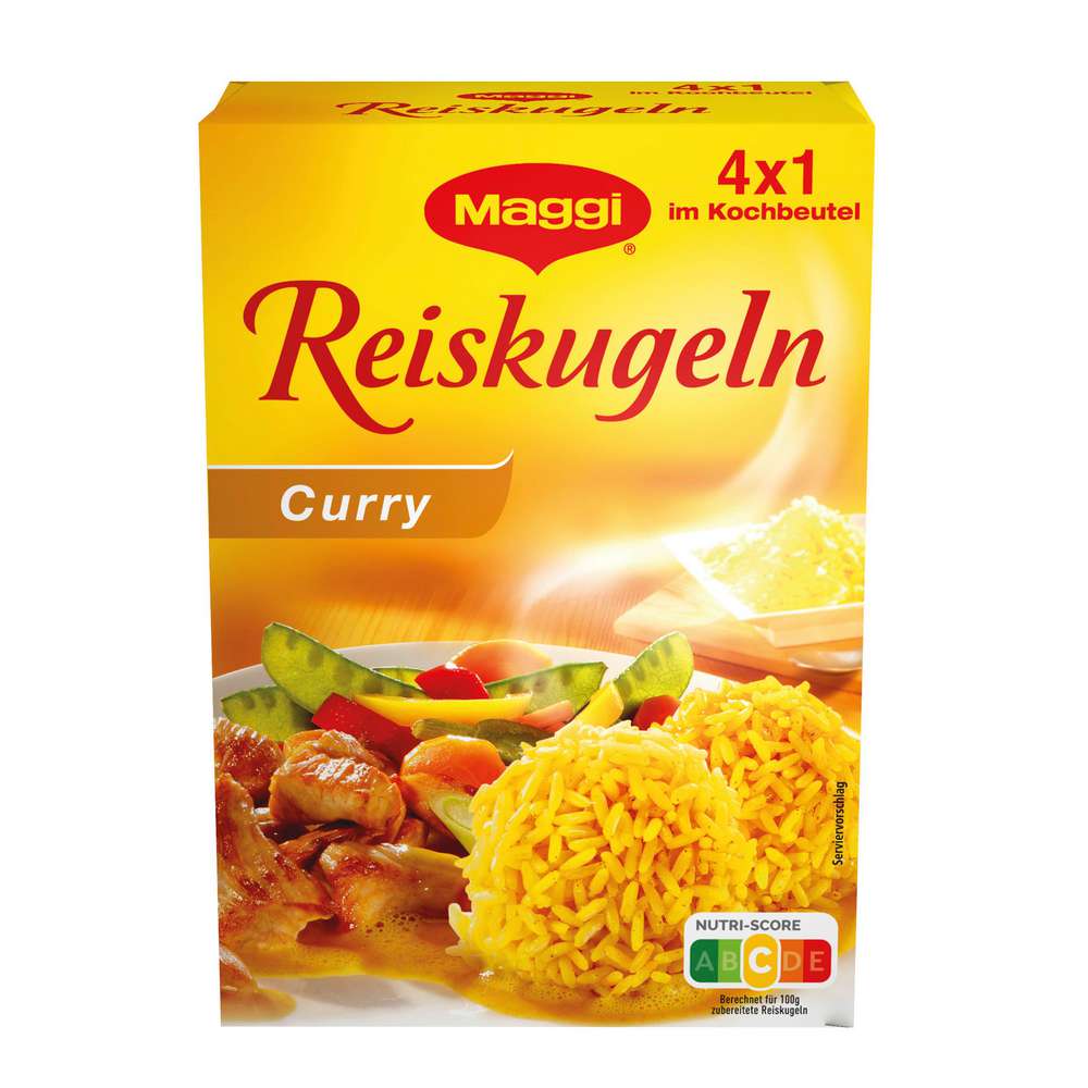 Produktabbildung Maggi Reiskugeln, Curry