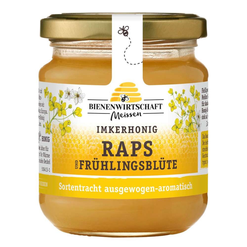 Produktabbildung Bienenwirtschaft Meissen Imkerhonig Raps & Frühlingsblüte