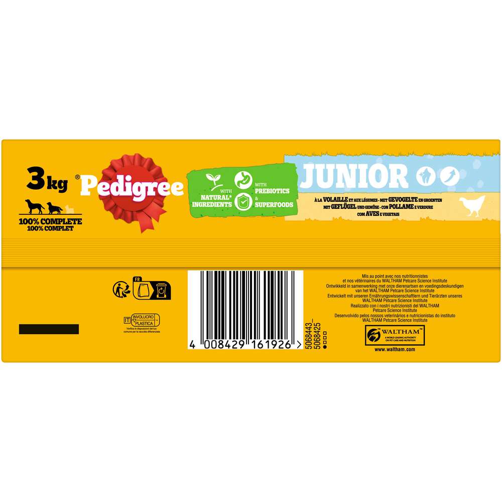 Produktabbildung Pedigree Hunde-Trockenfutter Junior, Geflügel/Gemüse