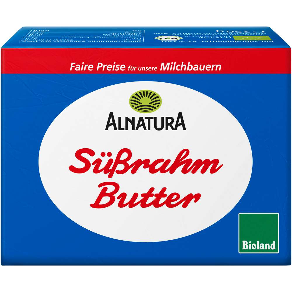 Produktabbildung Alnatura Bio Süßrahmbutter