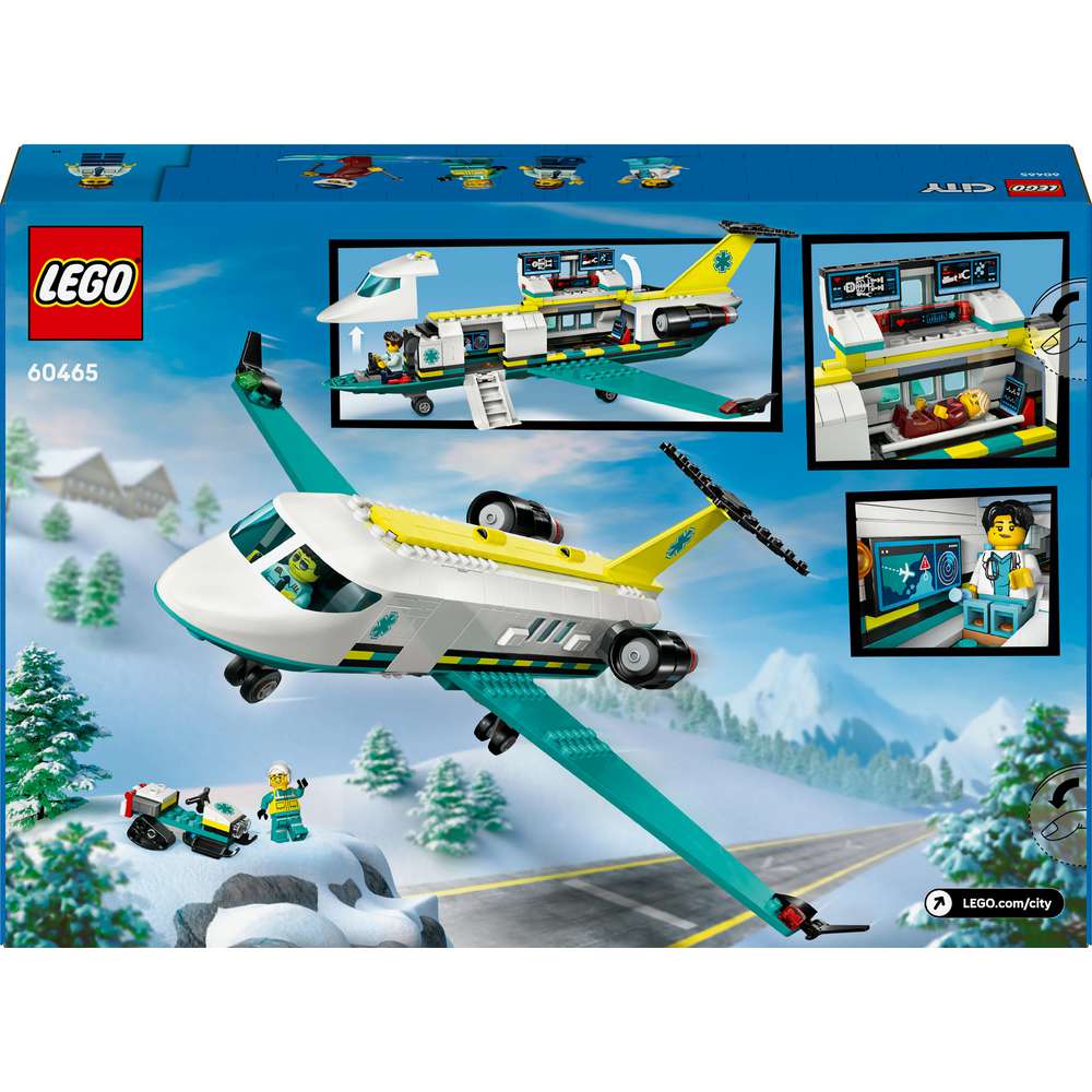 Produktabbildung Lego LEGO City Notfallrettungsflugzeug 60465