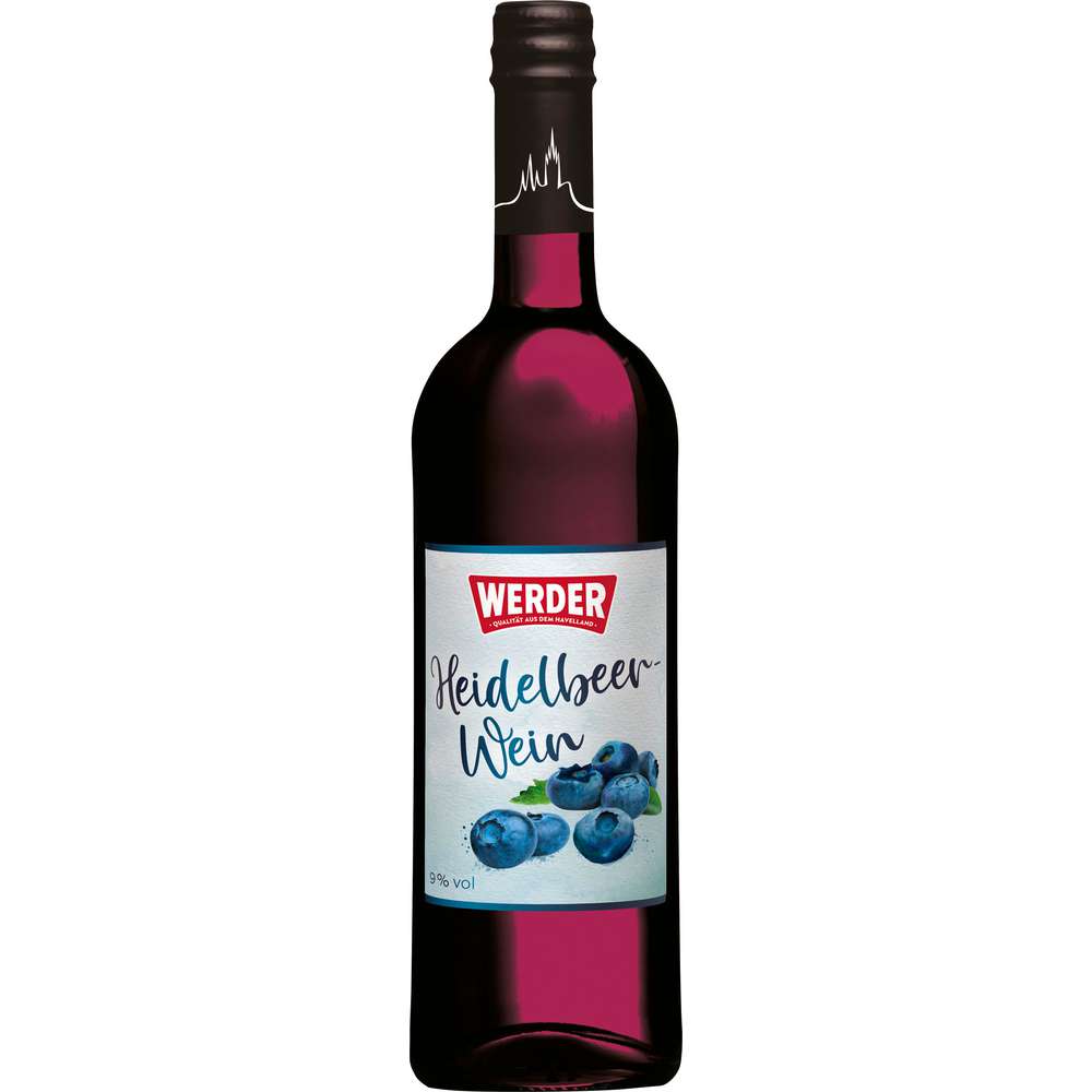 Produktabbildung Werder Heidelbeerwein 9%