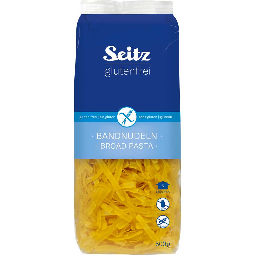 Produktabbildung Seitz Band Maisnudeln, glutenfrei