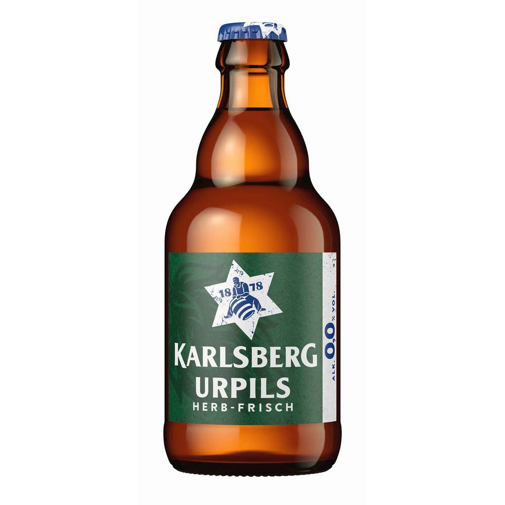 Produktabbildung Karlsberg Pilsener Bier Urpils, Alkoholfrei