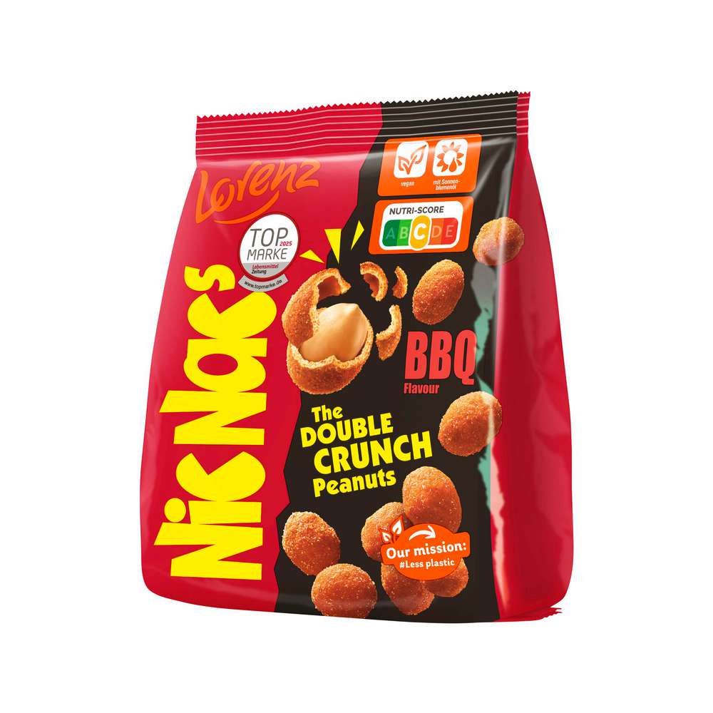 Produktabbildung NicNac's Erdnüsse in knuspriger Teighülle, BBQ