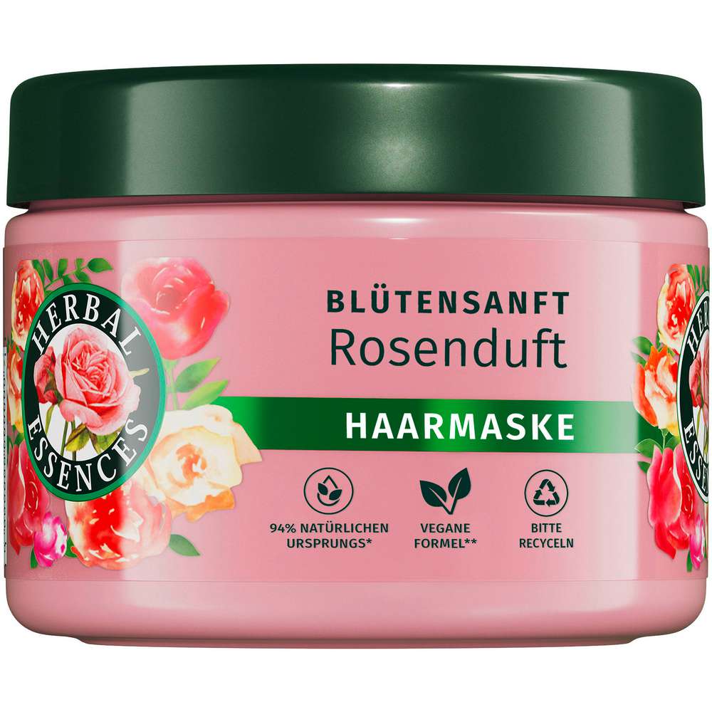 Produktabbildung Herbal Essences Haarmaske Blütensanft, Rosenduft