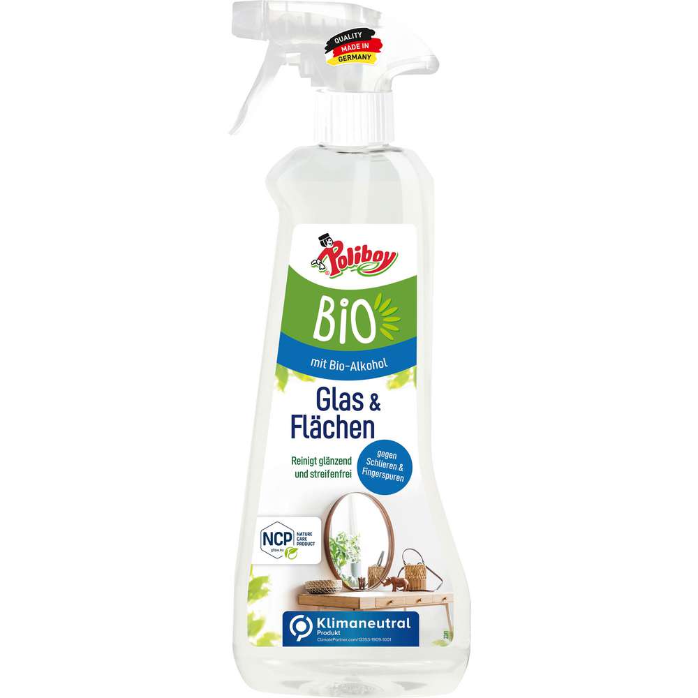 Produktabbildung Poliboy Bio Glas- und Flächenreiniger