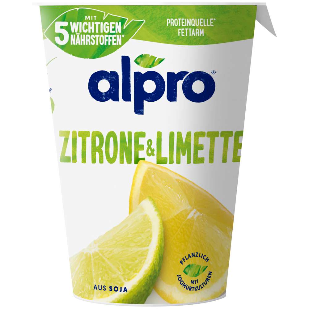 Produktabbildung Alpro Soya-Joghurtalternative, Limette/Zitrone