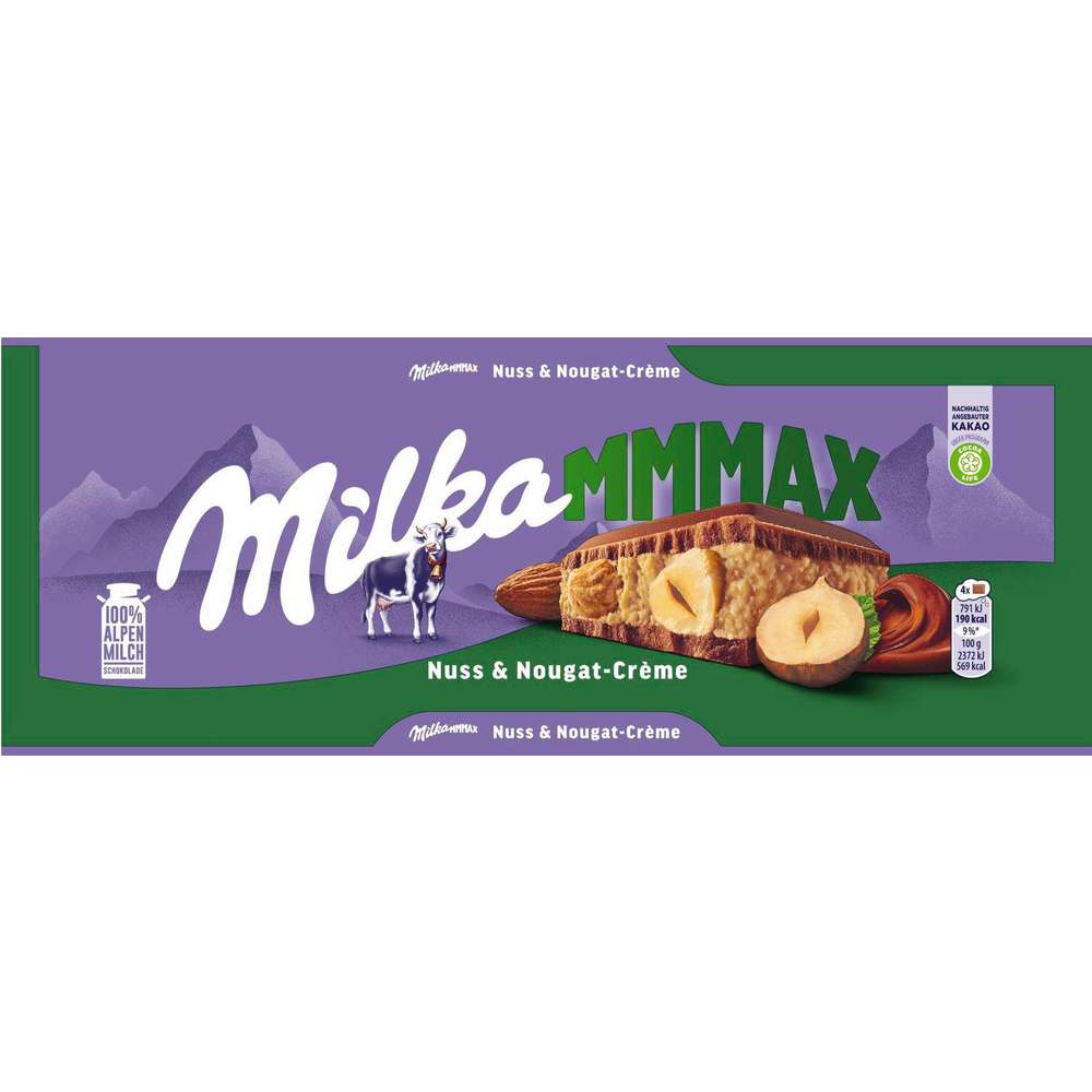 Produktabbildung Milka Tafelschokolade, Nuss-Nougat