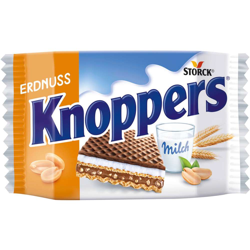 Produktabbildung Knoppers Schokolade Milch-Erdnuss-Schnitte 8er