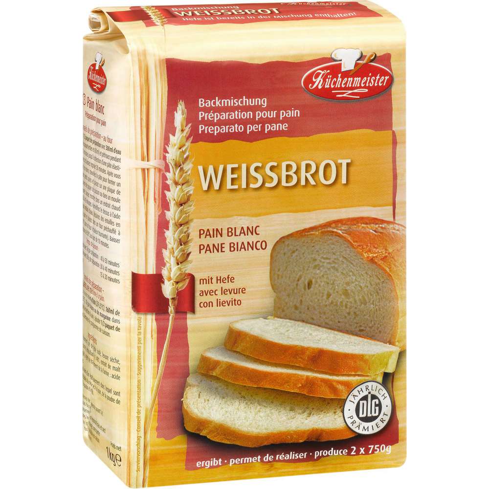 Produktabbildung Küchenmeister Backmischung Weißbrot