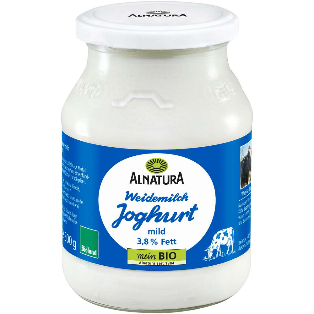 Produktabbildung Alnatura Bio Joghurt mild 3,7% Fett