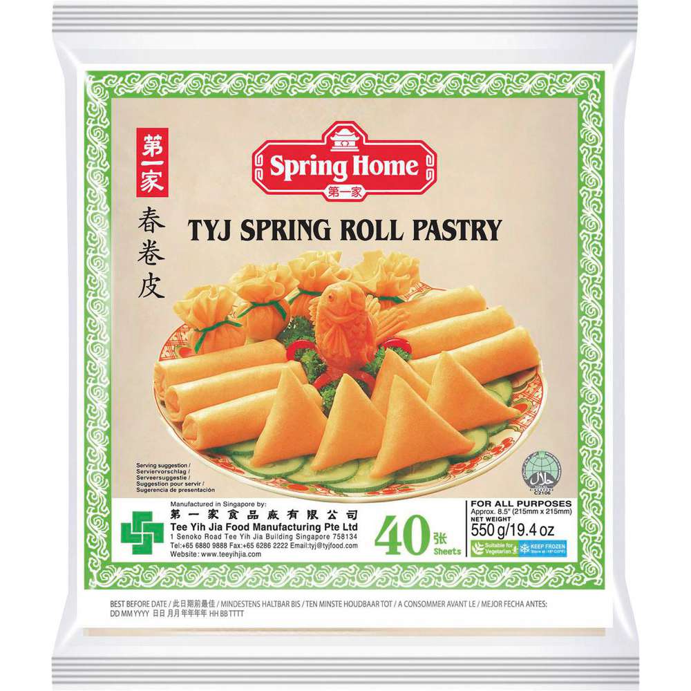 Produktabbildung Springer Frühlingsrollenteig, 40 Blatt