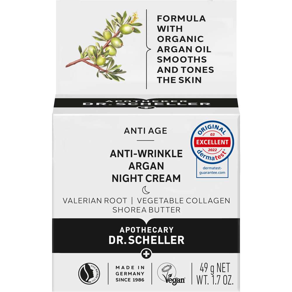 Produktabbildung Dr. Scheller Argan Nachtcreme, Anti Falten
