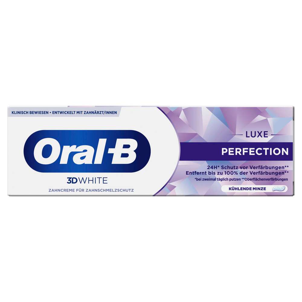 Produktabbildung Oral-B Zahncreme 3D White Luxe Perfection