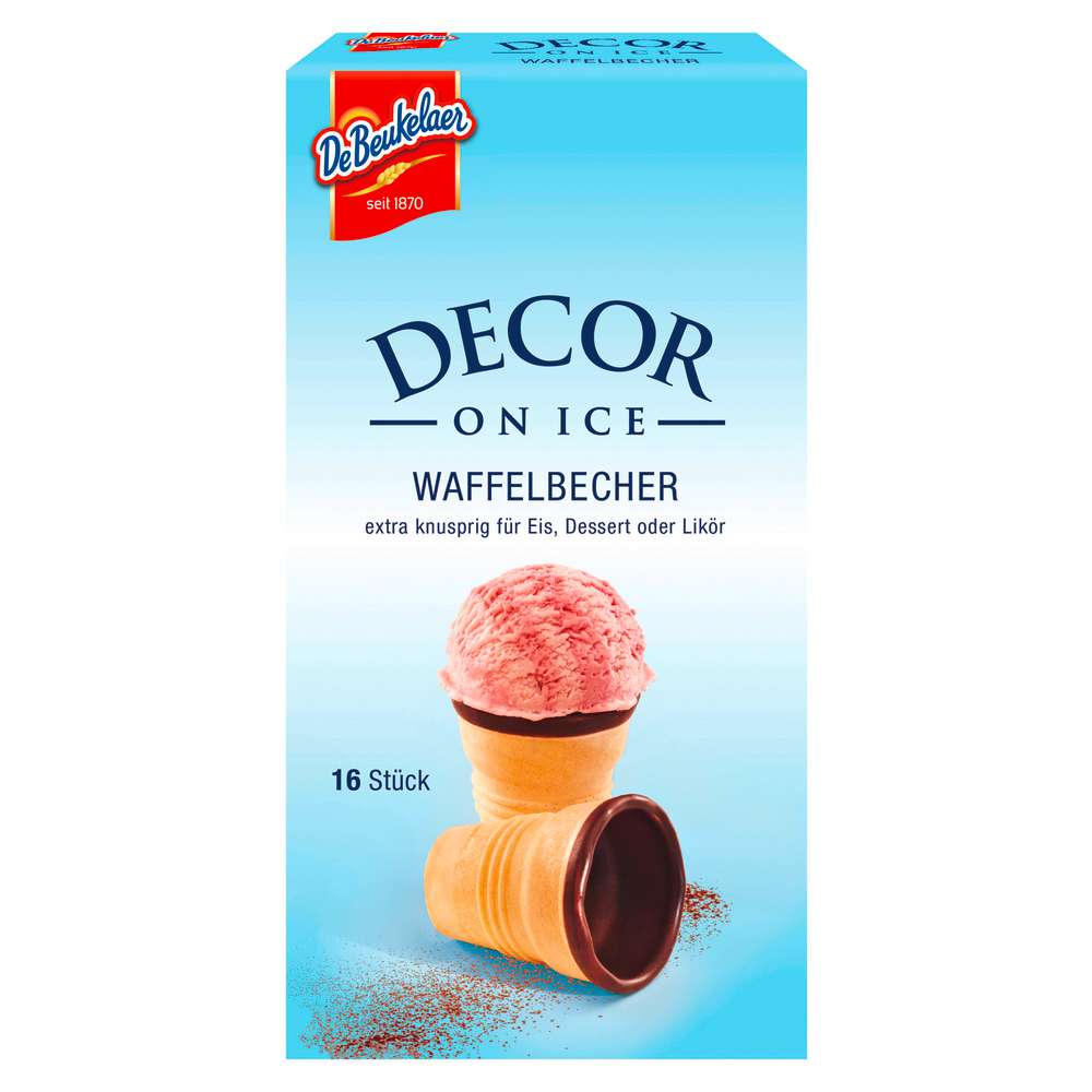Produktabbildung De Beukelaer Decor on Ice Waffelbecher